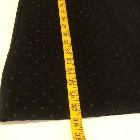 Talbots Classic Ponte Knit with Velvet Polka Dots Fit and Flare Dress Size 10 - Picture 12 of 12